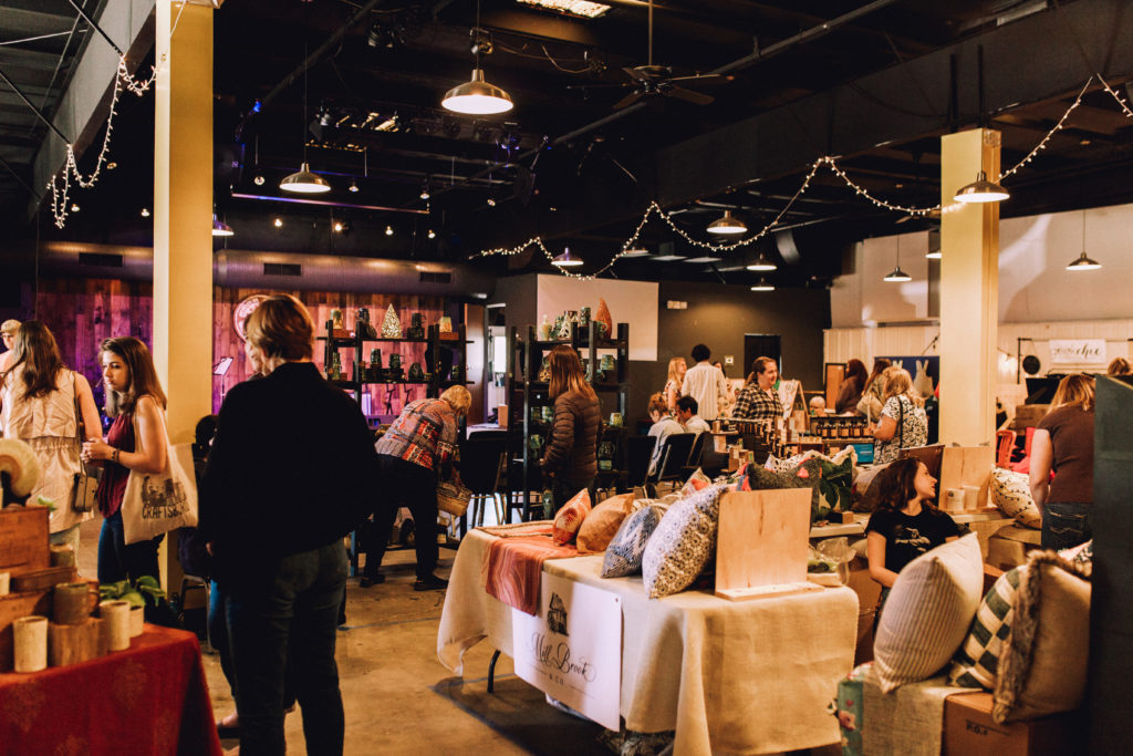 Shoppers at Craftsboro 2018